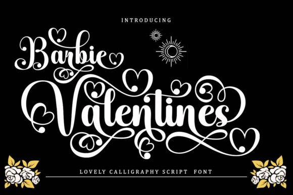 Barbie Valentines: A Script Font for Elegant Design