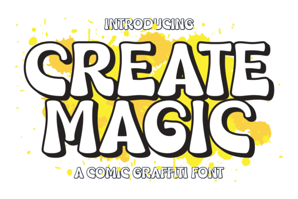 Create Magic: The Playful Display Font for Bold Branding