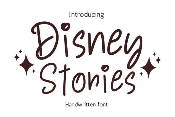 Disney Stories: A Handwritten Font with Authentic Charm