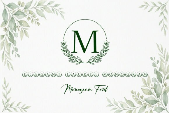 Elegant Floral Monogram: A Typeface for Lasting Impressions