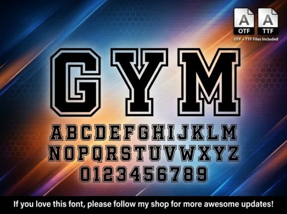 Gym Font: Mastering Bold Athletic Design