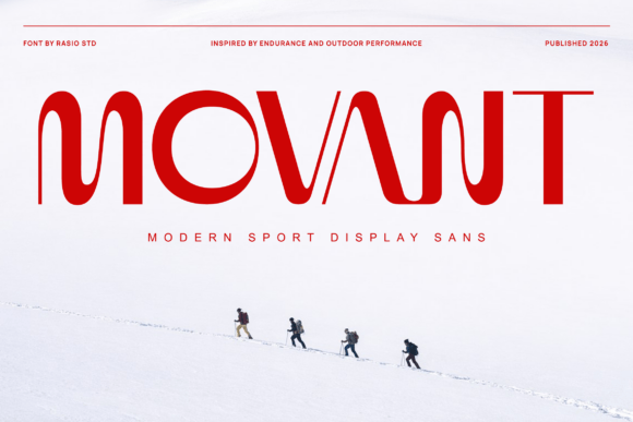 Movant: A Typeface for the Modern Athletic Edge