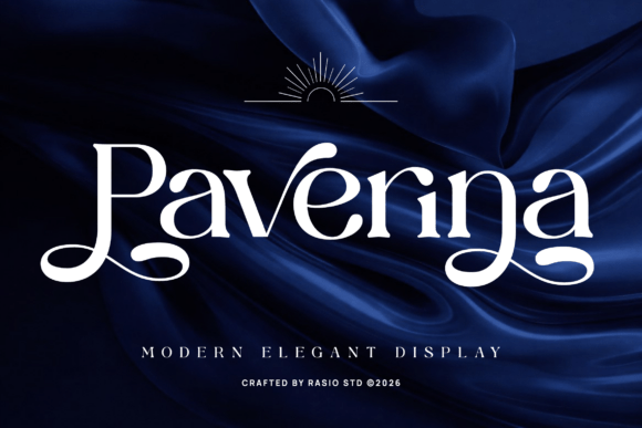 Paverina: Blending Classical Serifs with Fluid Calligraphy