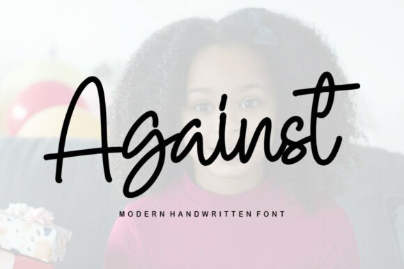 The Flowing Elegance of the Against Font for Designers