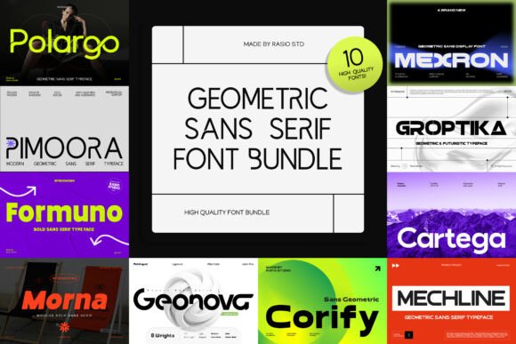 The Geometric Sans Serif Bundle: A Designer's Foundation